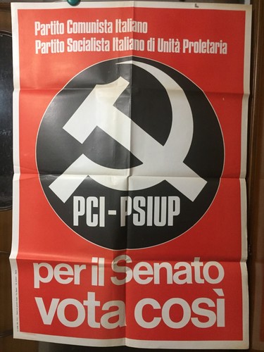 Manifesto originale 1972 - , pci