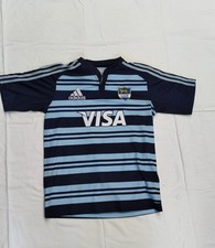 Maglia Rugby Argentina Los Pumas UAR Adidas Sponsor VISA  Taglia: M