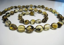 Collana elegante vera ambra