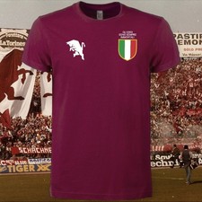 T-SHIRT GRANDE TORINO FANS SCUDETTO "GLI EROI SONO SEMPRE IMMORTALI" CASUAL 