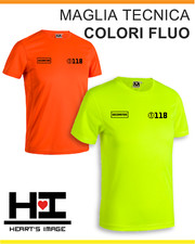 Shirt tecnica fluo emergenza - t-shirt,