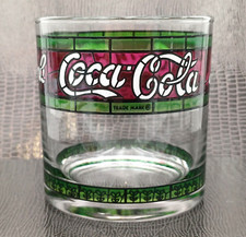 COCA COLA SET 6 BICCHIERI ANNI '80 - GRECA LIBERTY - DIAMETRO 8 CENTIMETRI