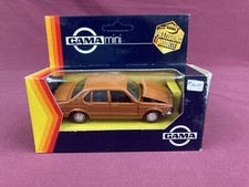 Scheda Gama Mini 1/43 BMW 733i Savanna beige pressofusa non perforata nuova con scatola Germania Ovest