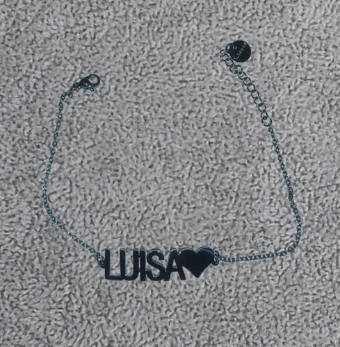 Bracciale con nome - luisa, in