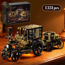 Vintage Steam Car Bricks 43cm