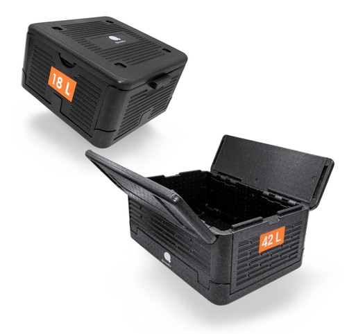 Box termico pieghevole nero - pieghevole,