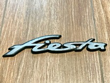 FORD LOGO FIESTA SIGLA EMBLEMA FREGIO STEMMA SCRITTA TARGHETTA BADGE TARGA NOME