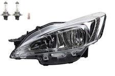 Faro Anteriore Compatibile Con Peugeot 508 11/2010 -08/14 Sinistro Con Lampadina