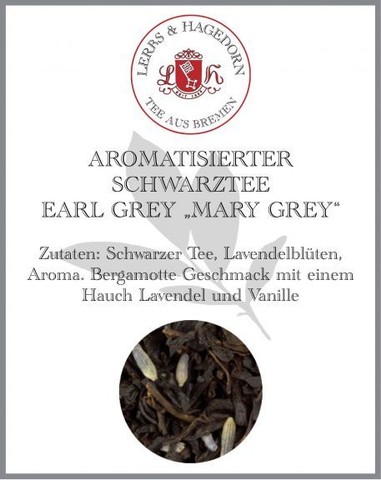 Tè nero earl - mary, 2