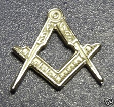 PIN MASSONERIA  argento 925 squadra e compasso
