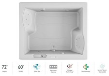 Jacuzzi FUZ7260 CCR 4IW 72" x