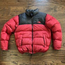 The North Face Nuptse Puffer Jacket taglia LARGE 700 piumino isolato VINTAGE