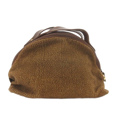 Borbonese handbag brown - borbonese, quail