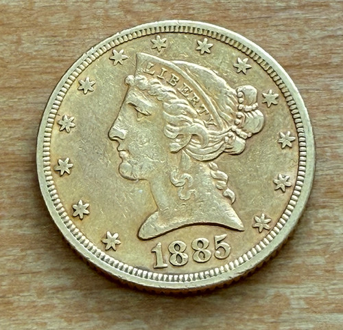 1885 oro 5 - 1885,
