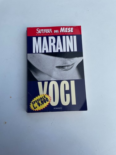 Libro book voci - dacia, maraini