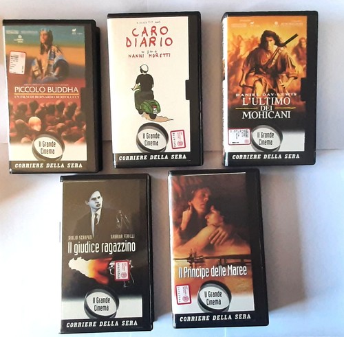 Lotto 5 cassette - cassette, vhs