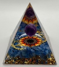 Piramide Orgonite Mandala Ametista Quarzo
