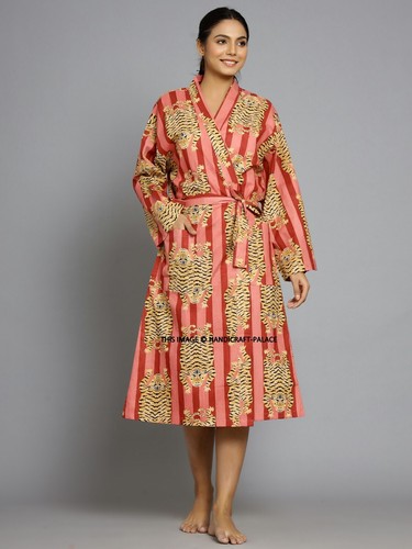 Indiano rosa cotone tigre - indiano,