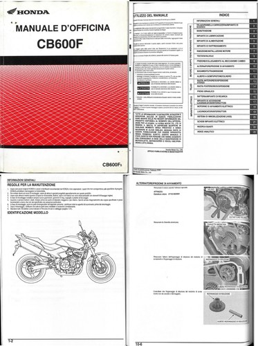 Manuale officina honda hornet - manuale,