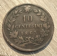 10 Centesimi 1863