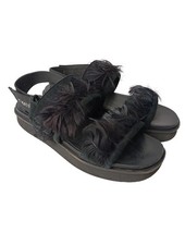 VIC MATIE Sandalo con plateau Donna Sandalo Taglia IT 39 nero stile casual