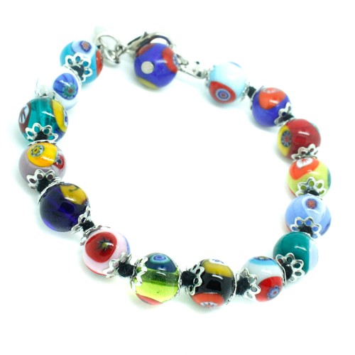 Bracciale vetro murano - bracciale,