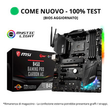? Scheda Madre MSI B450 GAMING PRO CARBON AC AM4 AMD Serie 1 2 3 4 5000 DDR4