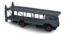 58486 Brekina camion Fiat 642 bisarca trasporto auto col. grigio 1962 scala 1:87