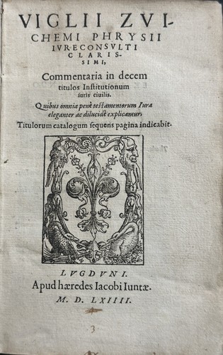 Libro legge 1564 - libro, commentaria