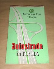 "AUTOSTRADE IN ITALIA" - A.C.I.-Automobile Club d'Italia 1966 (vintage road map)