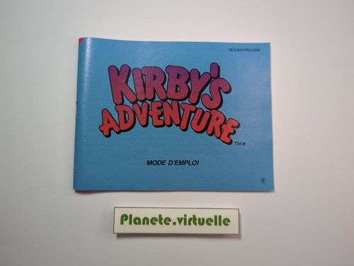 Avviso kirby adventure - avviso,