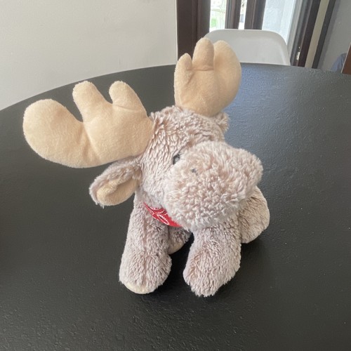 Peluche alce grigio corna - peluche,
