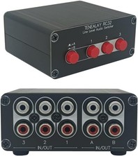Interruttore audio stereo RCA