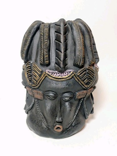 Vaso ceramica doppia maschera