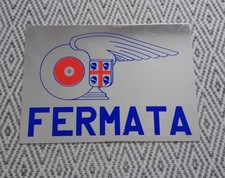 Insegna fermata ferrovie - insegna,