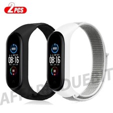 2 Cinturini Nylon strappo Xiaomi Mi Band 7 6 5 4 smartwatch cinturino miband