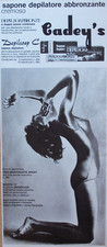 Pubblicità Advertising Italy 1973 DEPILSOAP DEPILATORE ABBRONZANTE CADEY