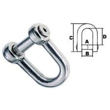 GRILLO INOX CON VITE A SCOMPARSA 10 MM ACCESSORI BARCA NAUTICA