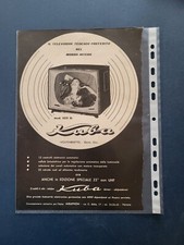 KUBA TELEVISORI GELOSO RADIO CLIPPING RITAGLIO PUBBLICITA' ADVERTISING #37