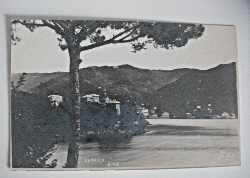 Cartolina vintage rapallo - cartolina,
