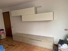 Parete Attrezzata Moderna (colore: Panna )