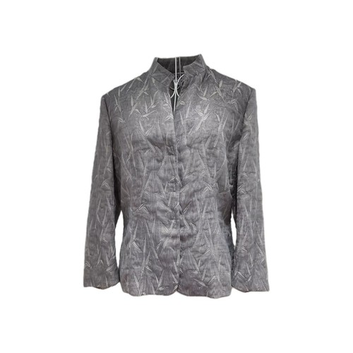 Giacca blazer grigio mani - giacca,