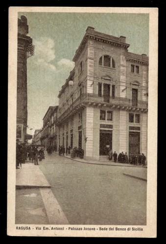 Cartolina ragusa via antoci - cartolina,