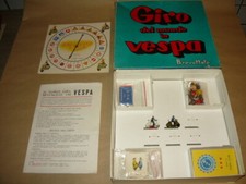 GIRO DEL MONDO IN VESPA GIOCO DA TAVOLO EDITRICE GIOCHI MILANO INCOMPLET0