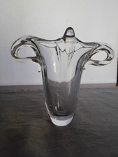 vaso vintage  in cristallo Daum Nancy firmato alla base