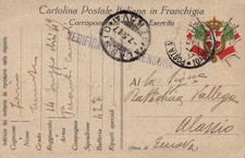 1917 CARTOLINA POSTALE IN