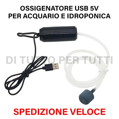 Ossigenatore per acquario usb - acquario,