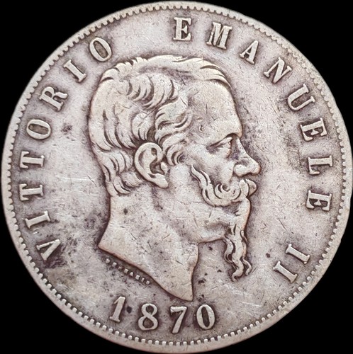 Italie lire 1870 victor - italie, .m