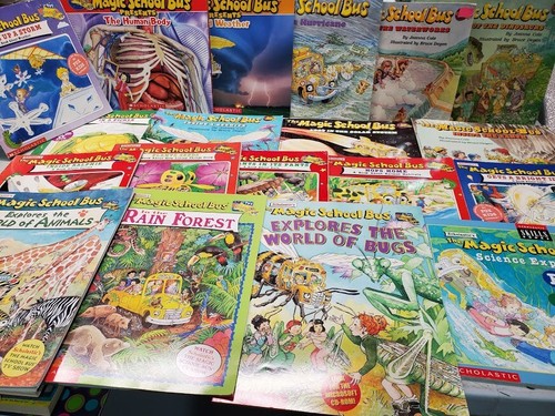 Lot random magic school - school, bus