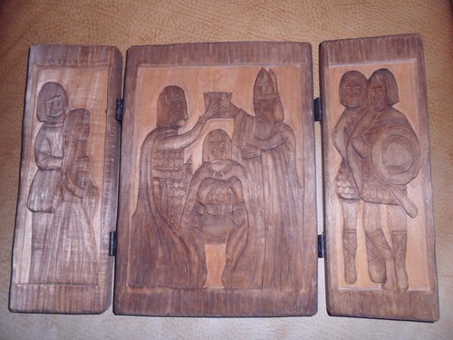 Icona legno scolpito - in,